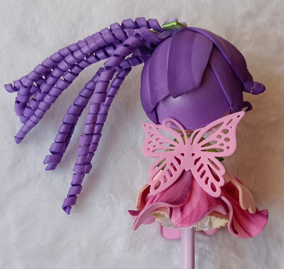 ✨ Ponteiras de Lápis Fadas em EVA – Feitas à Mão ✨