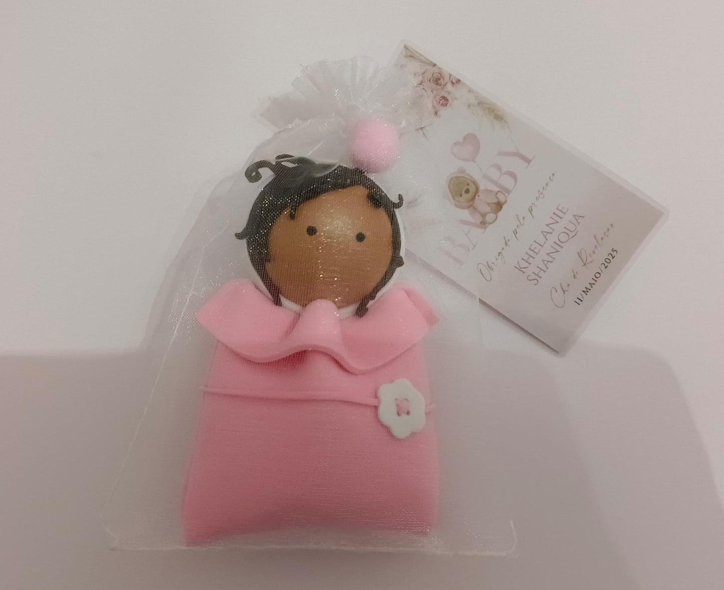 Lembrancinhas Perfumadas para Chá de Bebé – Bonequinhas em EVA Personalizadas