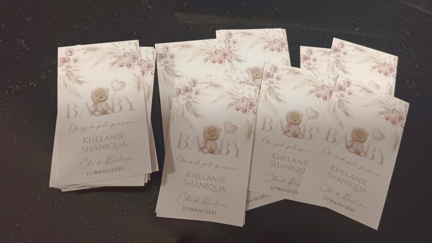 Lembrancinhas Perfumadas para Chá de Bebé – Bonequinhas em EVA Personalizadas